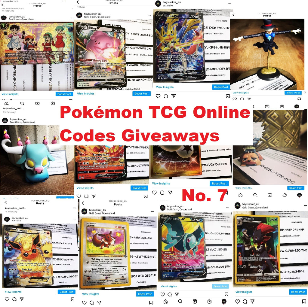 Pokémon TCG Online Code Giveaways By Toysucker AU