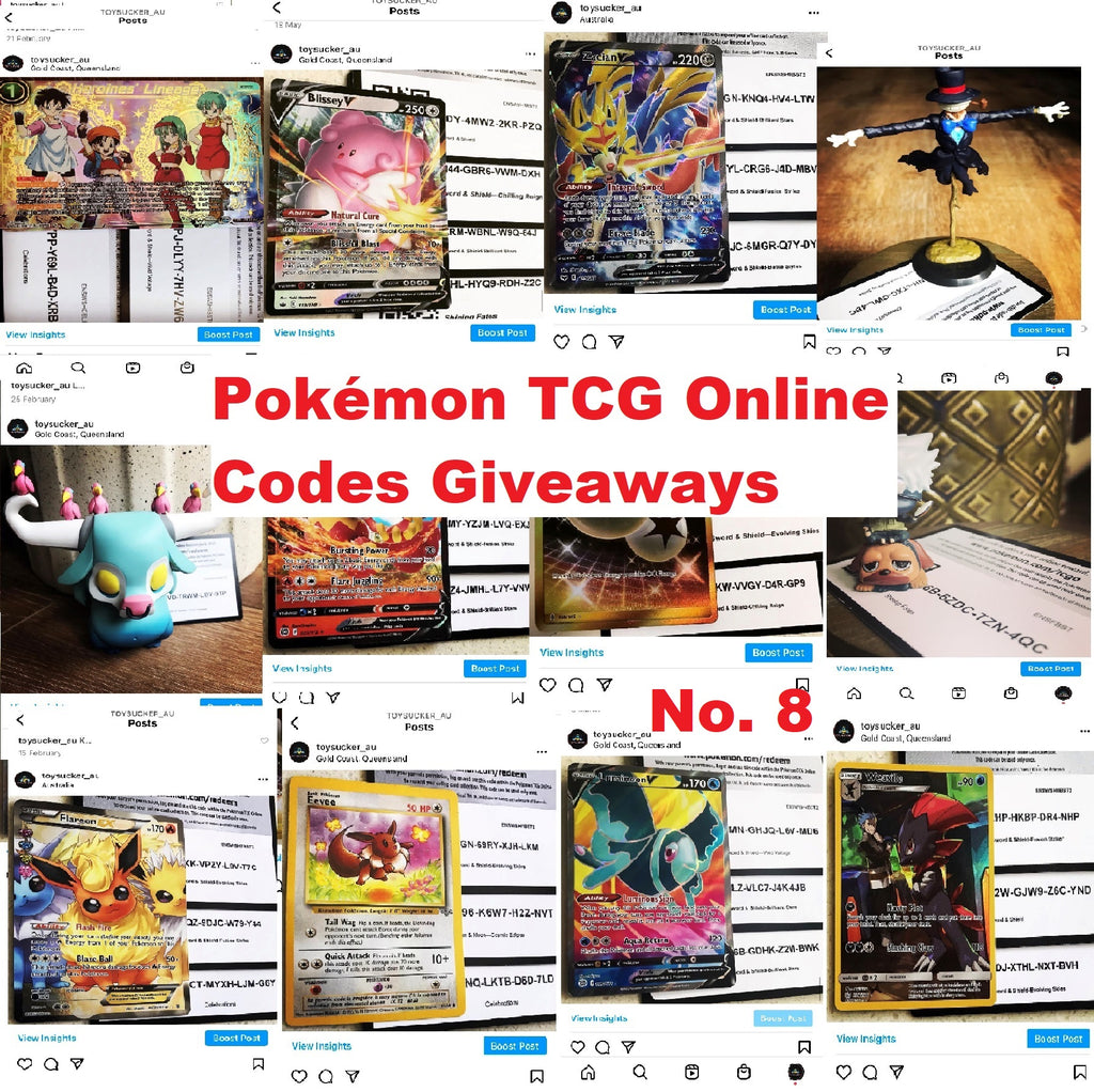 Pokémon TCG Online Code Giveaways By Toysucker AU