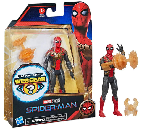 Spider-Man Integrated Suit With Web Gear No Way Home Hasbro 6" Action Figure Marvel