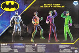 Batman 4-Pack 12” Action Figure Set Batman Robin Joker Riddler DC Comics