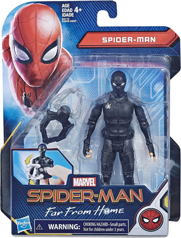 Spider Man Black Stealth Claw Opens Far From Home Marvel Hasbro 6" Action Figure