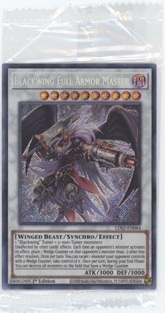 Blackwing Full Armor Master - LDS2-EN044 - Promo Sealed - Secret Rare 1st Edition - Yu-Gi-Oh! TCG - LDS2