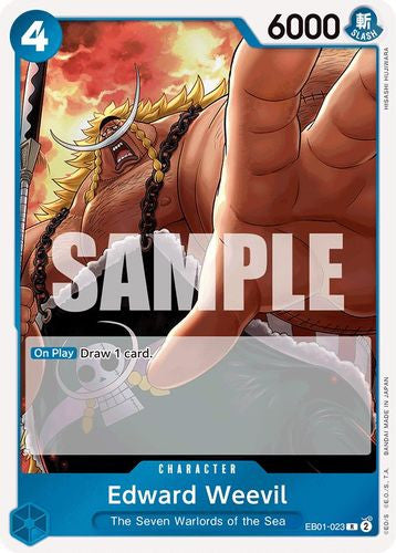 One Piece TCG Edward Weevil EB01-023 R