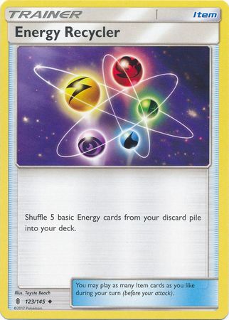 Energy Recycler 123/145 Uncommon - Pokemon Card - SM - Guardians Rising