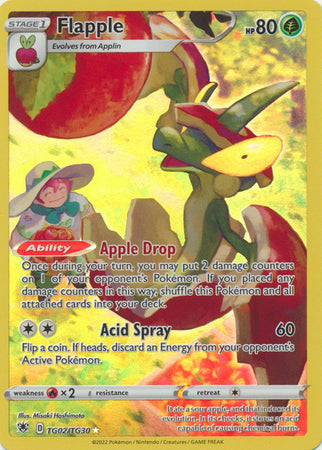 Flapple TG02/TG30 Holo Rare - Pokemon Card - SWSH - Astral Radiance