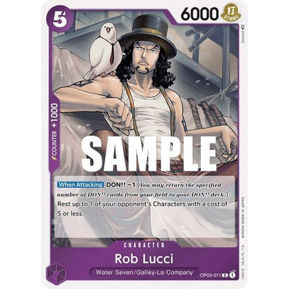One Piece TCG Rob Lucci OP03-071 R
