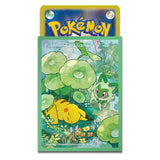 Pokemon Card Sleeves Pokémon Center Pikachu & Sprigatito (Green)  – 64 Sleeves