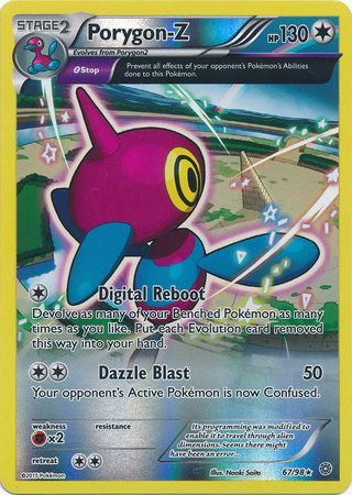 Porygon-Z 67/98 Rare Reverse Holo - Pokemon Card - XY - Ancient Origins