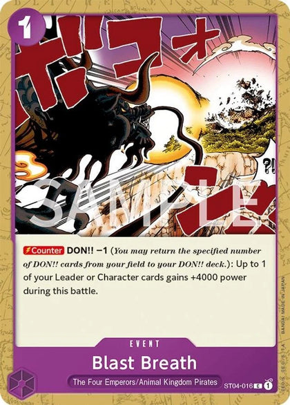 One Piece TCG Blast Breath ST04-016 C Event