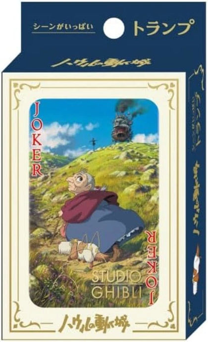Studio Ghibli Howl's Moving Castle Playing Cards by Ensky – 56 Card Deck