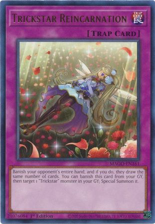 Trickstar Reincarnation - MAGO-EN161 - Rare 1st Edition - Yu-Gi-Oh! TCG - MAGO
