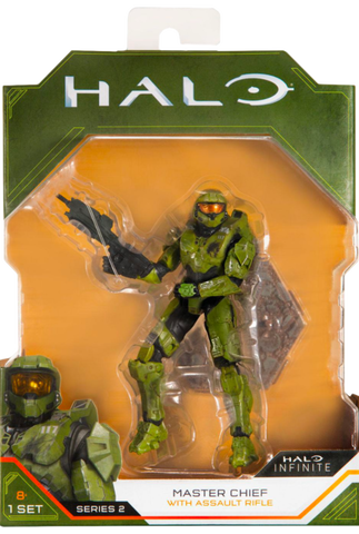 Master Chief With Assault Rifle Series 2 Halo Infinity 4" Action Figure