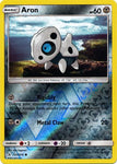 Aron 123/214 Common Reverse Holo Foil - Pokemon Card - SM - Unbroken Bonds