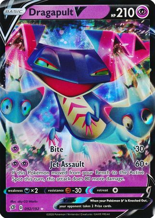 Dragapult V 92/192 Ultra Rare - Pokemon Card - Sword and Shield - Rebel Clash