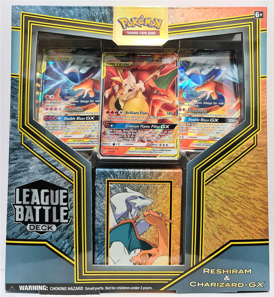 Pokemon Card Reshiram & Charizard GX League Battle Deck TOYSUCKER Pokemon Card Reshiram & Charizard GX League Battle Deck TOYSUCKER