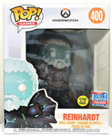 Funko Pop Reinhardt # 400 Glow In The Dark Overwatch 6" NYCC 2018 Vinyl Figure Game