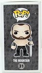 Funko Pop The Mountain # 31 Game Of Thrones Vinyl Figure Slightly Damaged Box