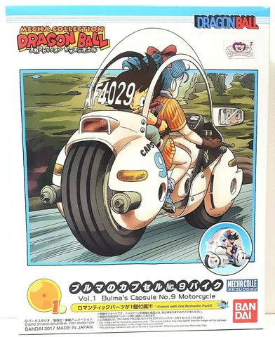 Mecha Collection Dragon Ball Vol 01 Bulma's Capsule No.9 Motorcycle Model Kit Bandai