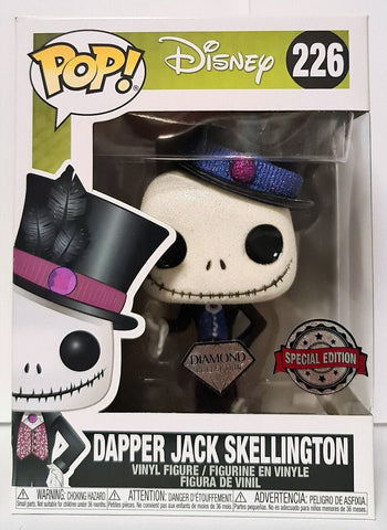 Funko Pop Dapper Jack Skellington # 226 Disney Diamond Collection Vinyl Figure