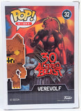 Funko Pop 8 Bit Werewolf Gold # 32 Altered Beasts Vinyl Figure Game