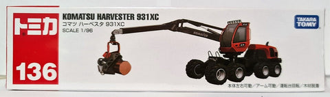 Tomica # 136 Komatsu Harvester 931XC Takara Tomy