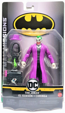 The Joker DC Comics Batman Missions Mattel 6" Figure Slightly Damaged Package