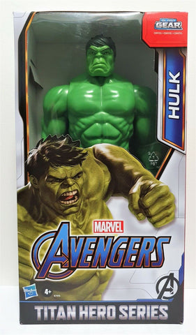 Hulk Avengers Endgame Marvel Titan Hero Series Blast Gear Deluxe Hasbro 12"