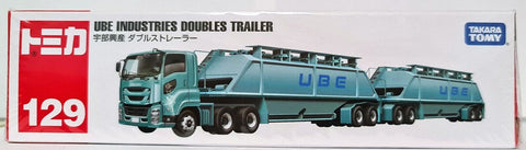 Tomica # 129 Ube Industries Doubles Trailer Takara Tomy