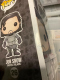 Funko Pop Jon Snow Castle Black # 26 Game of Thrones Vinyl Figure