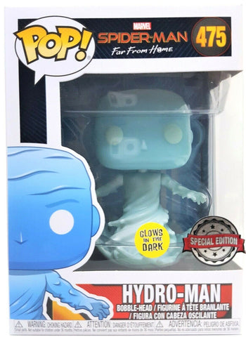 Funko Pop Hydro-Man Glow Special Edition # 475 Marvel Spider-Man Far From Home