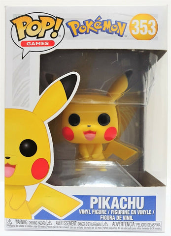 Funko Pop Games Pikachu # 353 Pokemon 3.75" Vinyl Figure