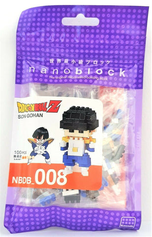 Dragonball Z Nanoblock 100 PCS Son Gohan 008 Kawada Brand New
