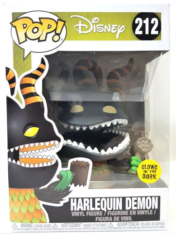 Funko Pop Harlequin Demon Glow GITD # 212 Disney The Nightmare Before Christmas