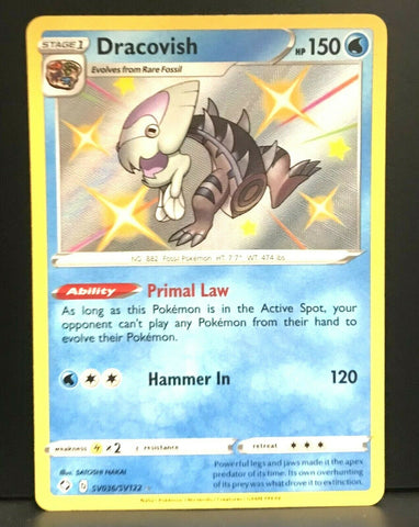 dracovish pokemon card Pokemon Card Pescragon / Dracovish V Gold Plastic Card Custom Made Trading Card Gift Present German Limited