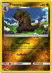 Fraxure 155/236 Uncommon Reverse Holo Foil - Pokemon Card - SM - Unified Minds