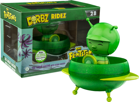 Funko Dorbz Ridez 28 The Flintstones The Great Gazoo Flying Saucer 2017 Eccc