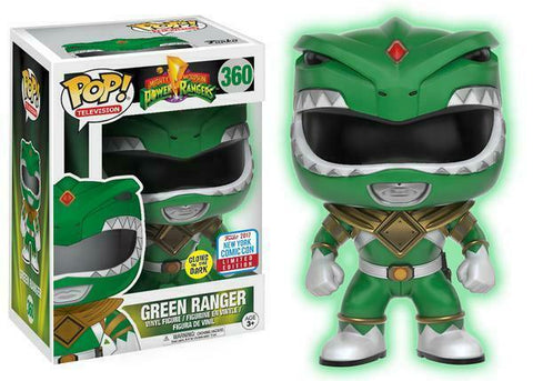 Funko Pop Green Ranger Glow # 360 Power Ranger NYCC