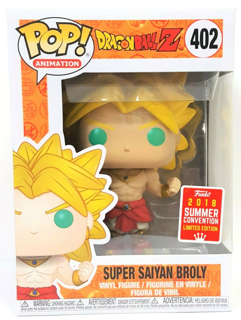 Funko Pop! Animation DragonBall Z Broly (Super Saiyan) SDCC Figure #402 - US