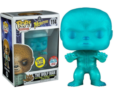 Funko Pop The Wolf Man Glows in the Dark # 114 NYCC 2016 Exclusive