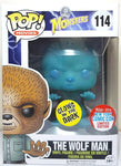 Funko Pop The Wolf Man Glows in the Dark # 114 NYCC 2016 Exclusive