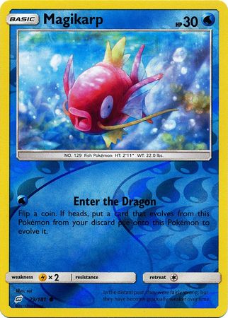 Magikarp 29/181 Common Reverse Holo Foil - Pokemon Card - SM - Team Up