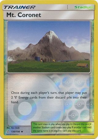 Mt. Coronet 130/156 Reverse Holo Uncommon - Pokemon Card - SM - Ultra Prism