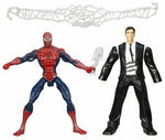 Peter Parker Quick Change to Spider-Man Goblin stopping Web Spider-Man 3 Action Figure Slightly Damaged Package