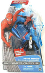Peter Parker Quick Change to Spider-Man Goblin stopping Web Spider-Man 3 Action Figure Slightly Damaged Package