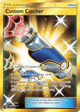 Pokemon Card Custom Catcher 231/214 Gold Secret Hyper Rare Lost Thunder SM- Pokemon Card