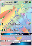 Pokemon Card Lurantis GX 150/149 Full Art Hyper Rainbow Rare Base Set SM