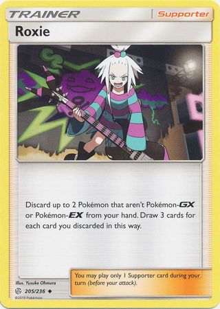 Roxie 205/236 Uncommon - Pokemon Card - SM - Cosmic Eclipse