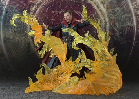 S.H.Figuarts Doctor Strange & Burning Flame Set Action Figure Bandai Japan