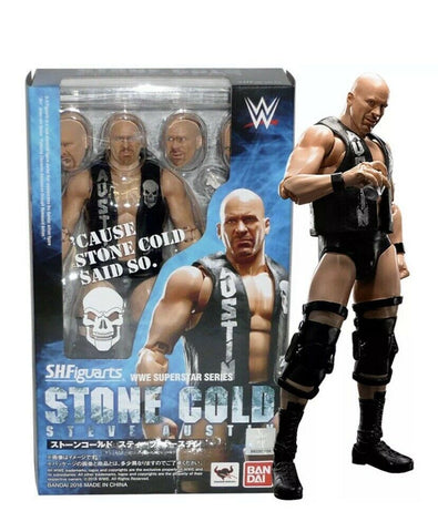S.H. Figuarts Stone Cold Steve Austin 6 inch Action Figure Bandai Japan