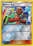 Samson Oak 185/214 Uncommon Reverse Holo Foil - Pokemon Card - SM - Unbroken Bonds